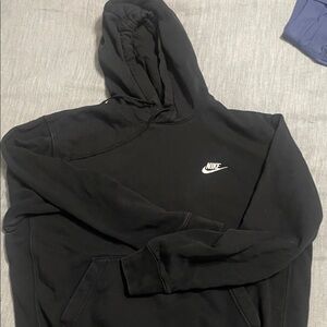 Nike Men's Black Pullover Hoodie